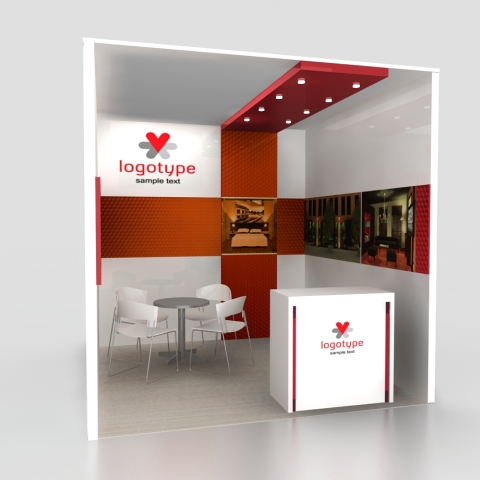 In-line stand 10 x 10