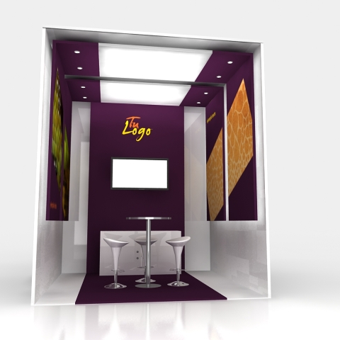 In-line stand 10 x 10