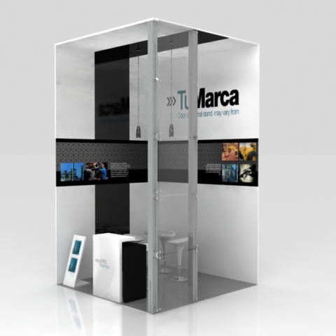 Corner stand 10 x 10