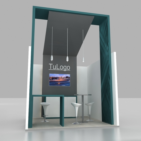 In-line stand 10 x 10