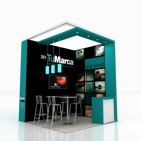 Corner stand 10 x 10