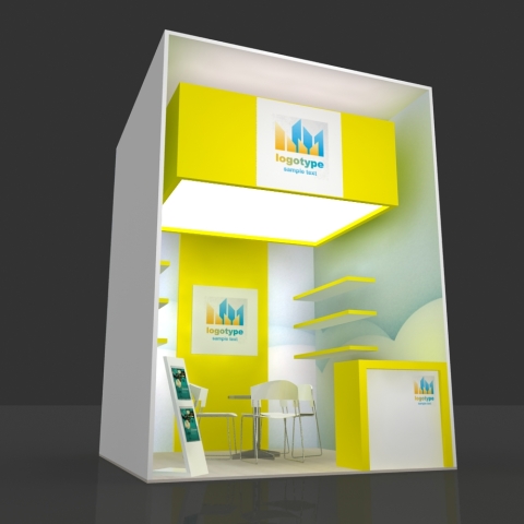 In-line stand 10 x 10