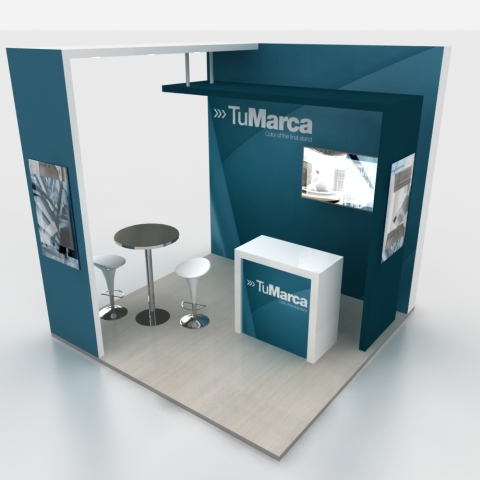 Corner stand 10 x 10