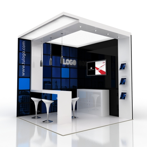 Corner stand 10 x 10